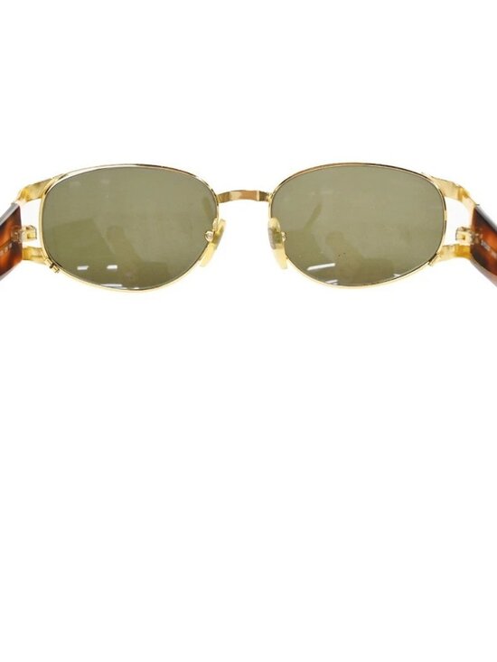 FENDI FF Logos Sunglasses Eye Wear Plastic Metal Brown Italy main image 10